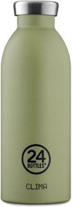 24bottles Thermo-Trinkflasche 0,5l khaki-grün mit Klimadeckel