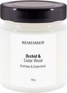 Remember Duftkerze Orchidee & Zedernholz