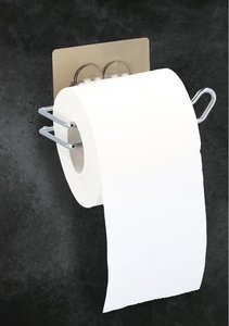 Toilettenpapierhalter hängend - Kein Bohren - Toilettenpapierhalter - Edelstahl - Saugnapf