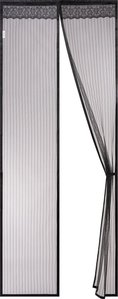 O'DADDY® Türvorhang - Fliegenvorhang - Magnetisch - Türgitter Deluxe 92 x 230 cm - Schwarz Hor - Türvorhänge