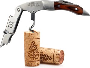 Nimma® Korkenzieher - Multifunktional - Weinöffner - Kellnermesser - Wein-/Bierzubehör - Öffner - Edelstahl