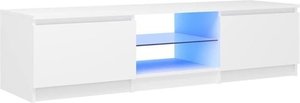 vidaXL - TV - Möbel - mit - LED - Beleuchtung - 140x40x35,5 - cm - weiß