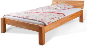 Bett Doppelbett Buche massiv