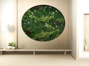 Wandpaneel aus Kunstpflanzen - 1 Pack: 1 m² - LAHTI