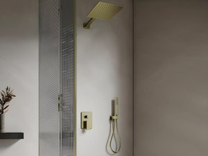 Unterputz-Duschset mit mechanischem Einhebelmischer - Goldfarben - TOCANTIS