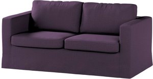 Bezug für Karlstad 2-Sitzer Sofa nicht ausklappbar, lang, violett, Sofahusse, Karlstad 2-Sitzer, Living (161-67)