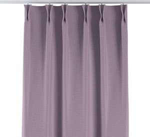 Vorhang mit flämischen 2-er Falten, violett, 70x280cm, Blackout (verdunkelnd) (269-60)