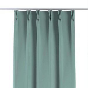 Vorhang mit flämischen 2-er Falten, mintgrün, 70x280cm, Blackout 300 cm (269-09)