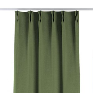 Vorhang mit flämischen 2-er Falten, grün, 70x280cm, Blackout 300 cm (269-15)