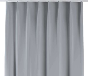 Vorhang mit flämischen 1-er Falten, hellgrau, 90 x 280, Blackout 300 cm (269-06)