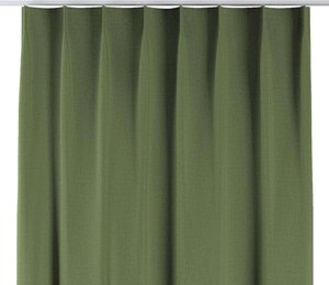 Vorhang mit flämischen 1-er Falten, grün, 90 x 280, Blackout 300 cm (269-15)