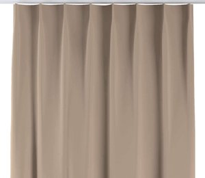 Vorhang mit flämischen 1-er Falten, beige, 90 x 280, Blackout (verdunkelnd) (269-00)