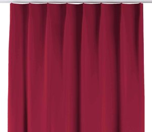 Vorhang mit flämischen 1-er Falten, burgund, 90 x 280, Blackout (verdunkelnd) (269-51)