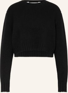 Palm Angels Cropped-Pullover schwarz