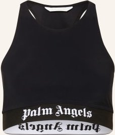 Palm Angels Cropped-Top schwarz