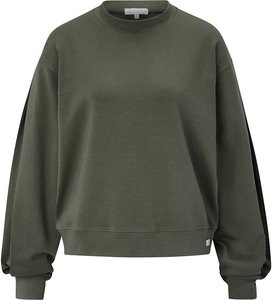 Oversize-Sweatshirt aus Slub-Jersey BETTER RICH oliv