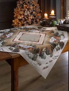 Tischband 'Winterlandschaft' Hossner Multicolor