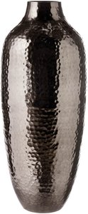 Vase Antik ca.8x20x52cm, dkl-grau