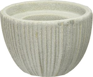 Teelichthalter NOTCHES ca.9x6c, zartgrün