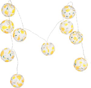 Solarlichterk. LAMPIONS Zitron, gelb