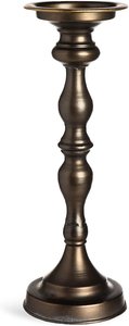 Kerzenhalter Antique, D:11,5cm x H:33cm, altgold