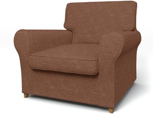 IKEA - Bezug für Sessel Ängby (Standard Modell), Vintage Rose, Samt - Bemz