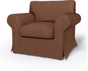 IKEA - Bezug für Sessel Ektorp, Vintage Rose, Samt - Bemz