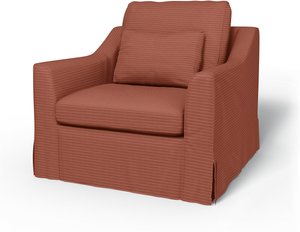 IKEA - Bezug für Sessel Färlöv, Retro Pink, Cord - Bemz