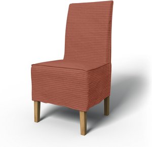 IKEA - Bezug für Stuhl Henriksdal Halblanger mit französischen Nähten (Standard Modell), Retro Pink, Cord - Bemz