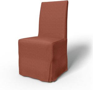 IKEA - Bezug für Stuhl Henriksdal Bodenlanger mit Kellerfalten (Standard Modell), Retro Pink, Cord - Bemz