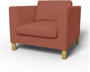 IKEA - Bezug für Sessel Karlanda, Retro Pink, Cord - Bemz