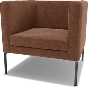 IKEA - Bezug für Sessel Klappsta, Vintage Rose, Samt - Bemz