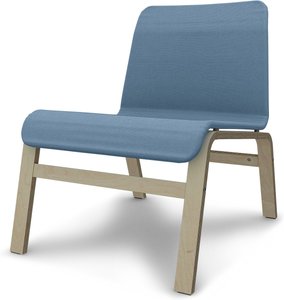 IKEA - Bezug für Sessel Nolmyra, Vintage Blue, Leinen - Bemz