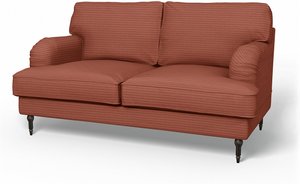 IKEA - Bezug für 2er-Sofa Stocksund, Retro Pink, Cord - Bemz