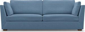 IKEA - Bezug für 3,5er-Sofa Stockholm, Vintage Blue, Leinen - Bemz