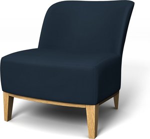 IKEA - Bezug für Lehnstuhl Stockholm, Navy Blue, Baumwolle - Bemz