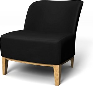 IKEA - Bezug für Lehnstuhl Stockholm, Black, Samt - Bemz