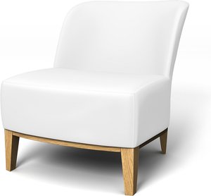 IKEA - Bezug für Lehnstuhl Stockholm, Absolute White, Leinen - Bemz