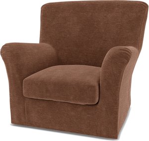 IKEA - Bezug für Sessel Tomelilla, hohe Rückenlehne (Standard Modell), Vintage Rose, Samt - Bemz