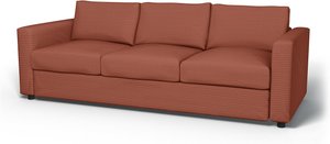 IKEA - Bezug für 3er-Sofa Vimle, Retro Pink, Cord - Bemz