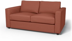 IKEA - Bezug für 2er-Sofa Vimle, Retro Pink, Cord - Bemz