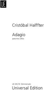 Halffter, C: Adagio