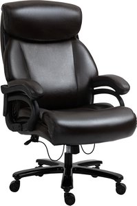 Vinsetto Bürostuhl Chefsessel Gaming Stuhl Drehstuhl Wippfunktion Dicke Polsterung 180 kg Belastbarkeit ergonomisches Design höhenverstellbar