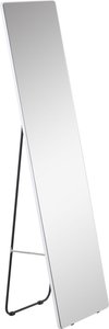 HOMCOM Ganzkörperspiegel mit Ständer  Standspiegel, 45 x 160 cm, Wandspiegel, Garderobenspiegel, Ankleidespiegel, für Schlafzimmer, Wohnzimmer, Silber  Aosom.de