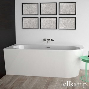 Tellkamp Pio Eck-Badewanne mit Verkleidung, 0100-255-00-R-A/CR,