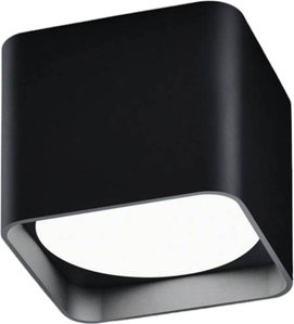 Helestra Dora LED-Deckenleuchte eckig schwarz matt