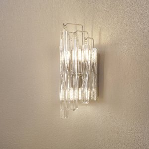 Kristallglas-Wandleuchte Manacor mit LED
