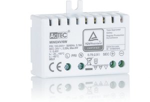 AcTEC Mini LED-Treiber CV 24V, 6W, IP20
