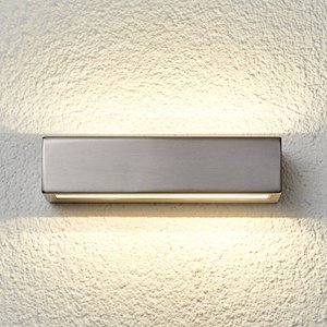 Patrica - geradlinige LED-Edelstahl-Außenleuchte