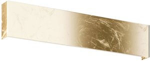 Quitani LED-Wandleuchte Maja, gold antik, Breite 54 cm